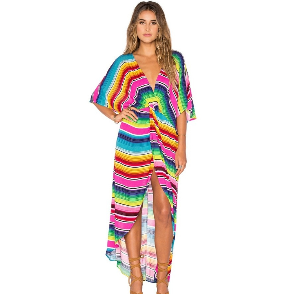 Serape Party Dress Small (runs big)